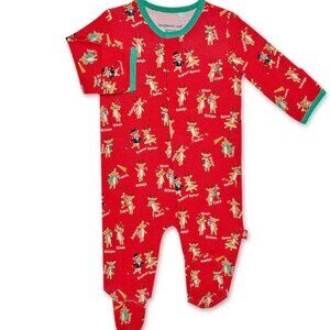 Magnetic me "Rollicking Reindeer" footie 0-3M